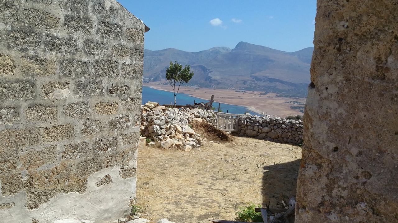 La Casa Dei Nonni Panzió Custonaci Kültér fotó